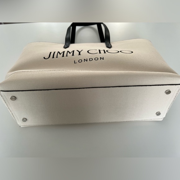 Jimmy Choo Canvas Logo Tote - Picture 2 of 16